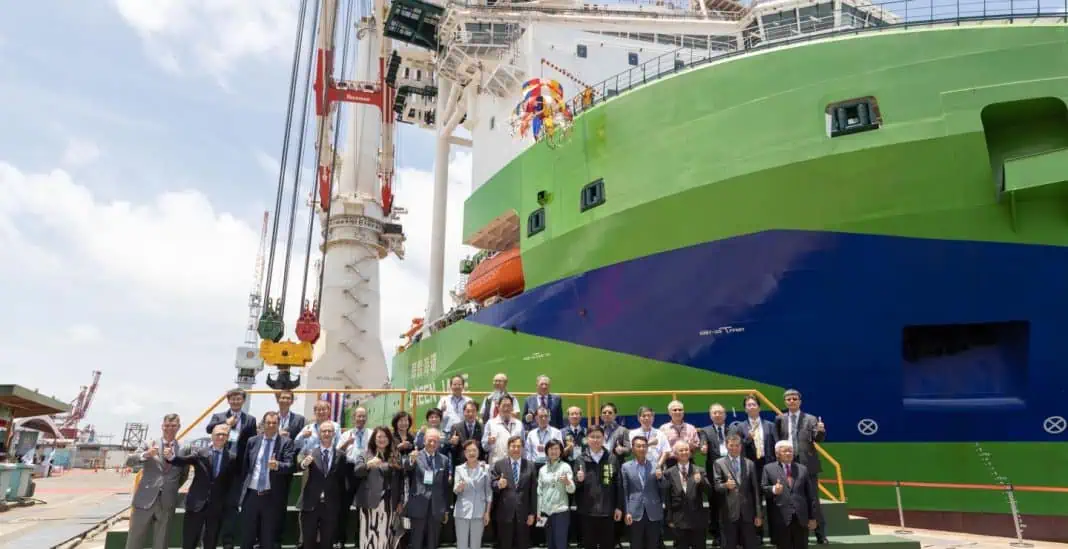 REVOLUTIONARY OFFSHORE INSTALLATION VESSEL 'GREEN JADE' JOINS THE FLEET, A LANDMARK MOMENT FOR TAIWAN'S THRIVING OFFSHORE WIND MARKET