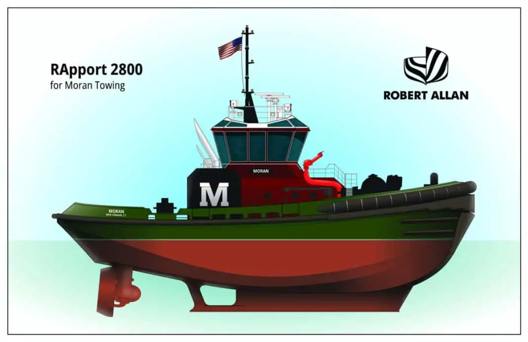 Moran Towing orders two low emission tugs from Master Boat Builders