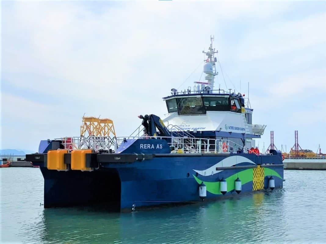 NYK Deliver Crew Transport Vessel for Ishikari Bay New Port Offshore Wind Farm