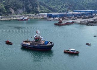 Med Marine Successfully Completed The Launch Of The Escort Capability Tugboat Built For Misurata Free Zone