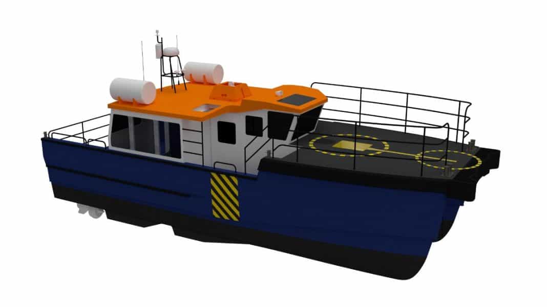 The US offshore wind industry’s first ever mini-crew transfer vessel (CTV), designed by Chartwell Marine (Chartwell), has begun construction under Edison Chouest Offshore (ECO) and will operate for leading offshore wind JV partners, Ørsted and Eversource.