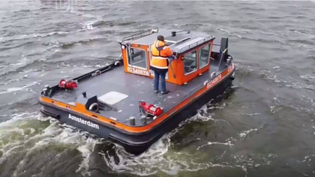City Barging's New 100% Electric Push Boats Set to Make Waves in Amsterdam
