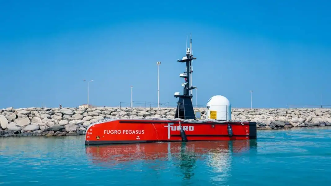 Fugro completes the Middle East’s first remotely operated subsea inspection using a low-carbon emission uncrewed surface vessel