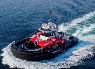 Sanmar Shipyards delivers second electric tug for greenest tugboat fleet in the world