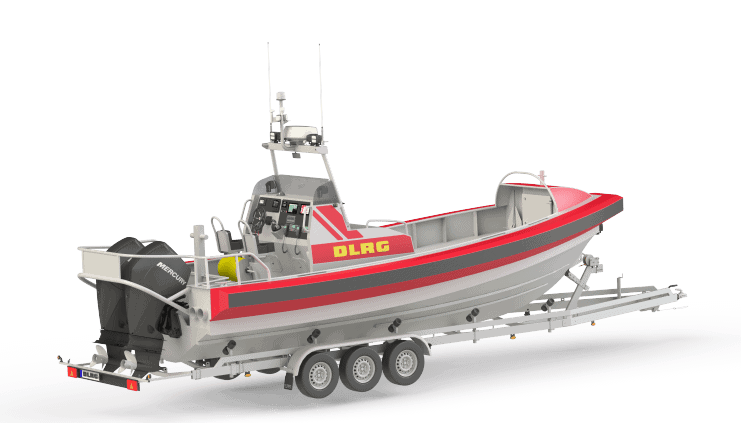 The DLRG Ortsgruppe Drochtersen e.V. Partners with Habbeké Shipyard for Fast Rescue Craft