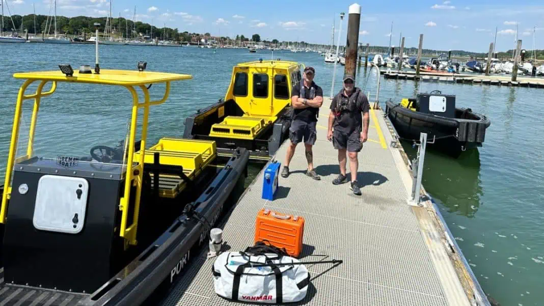 Tideman Boats Delivers Three Alamarin Water Jet Powered Workboats to Hamble River Authority