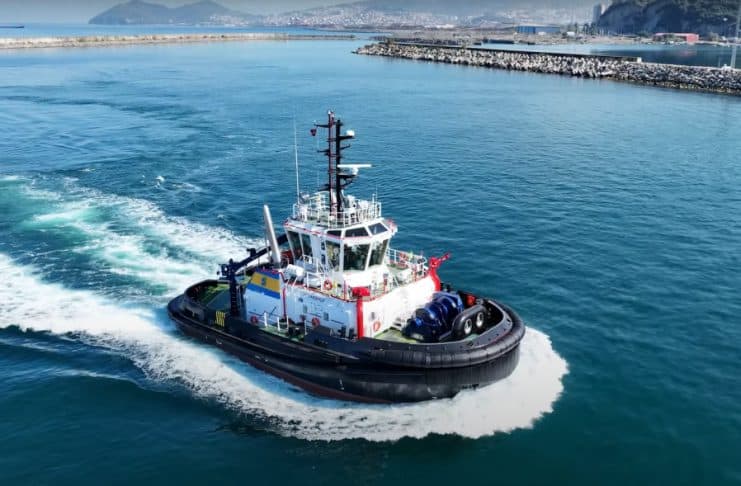 Med Marine Successfully Delivered MED-A2575 Series Azimuth Stern Drive Tugboat To Cafimar Group