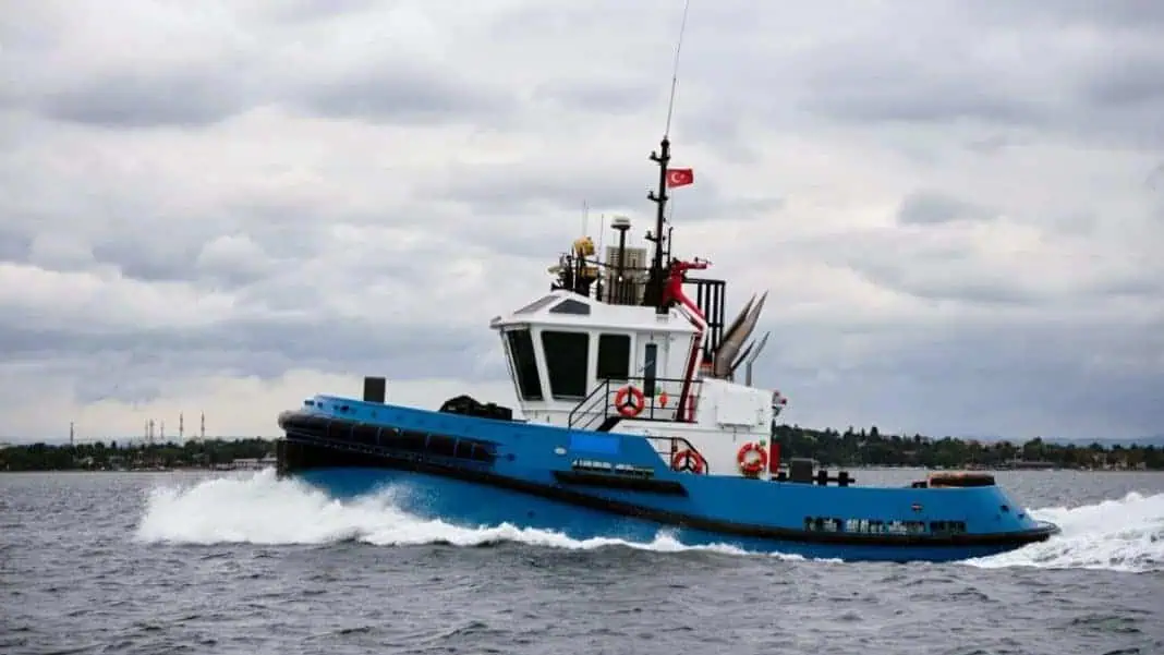 Sanmar Shipyards delivers compact workhorse tug to the Port of Hirtshals in Denmark