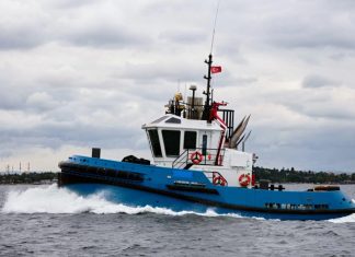 Sanmar Shipyards delivers compact workhorse tug to the Port of Hirtshals in Denmark