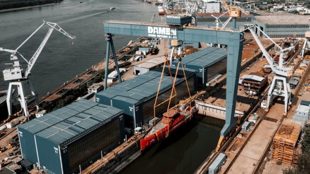 A milestone moment for Damen Shipyards Galati in Romania as the yard marks 130 years of operation