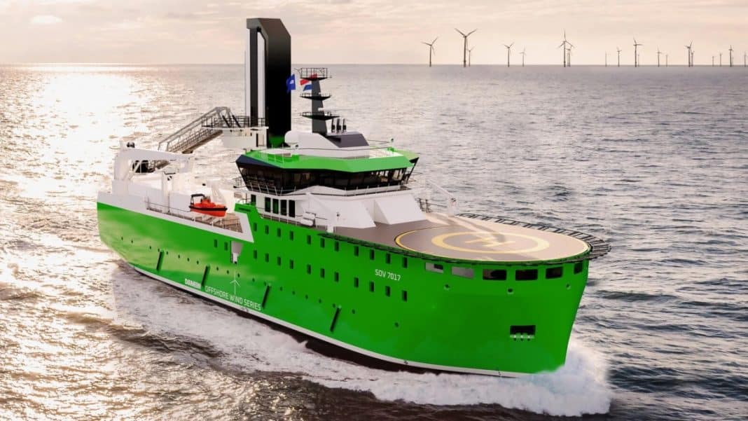 Damen to introduce fully electric Service Operations Vessel for offshore wind farm sector