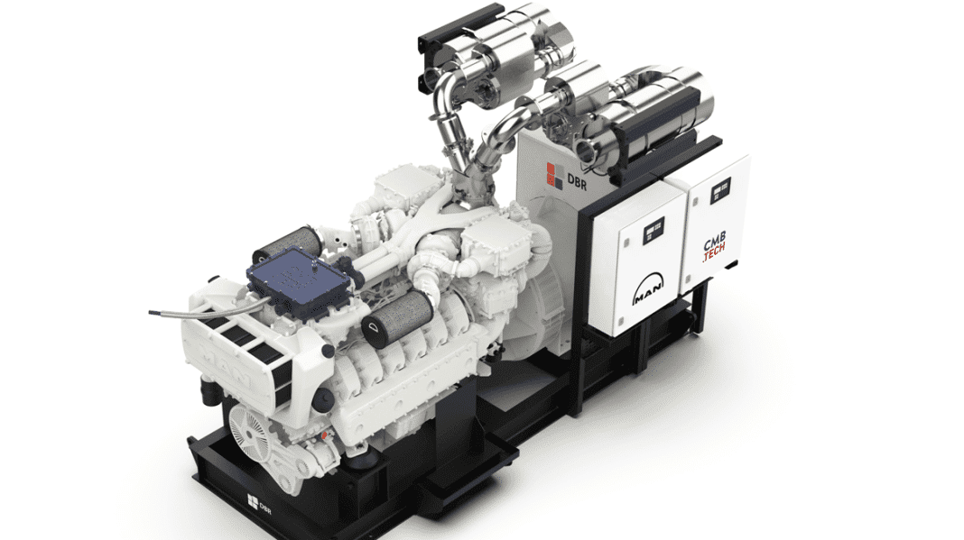 CMB.TECH and DBR build first marine dual fuel hydrogen gensets