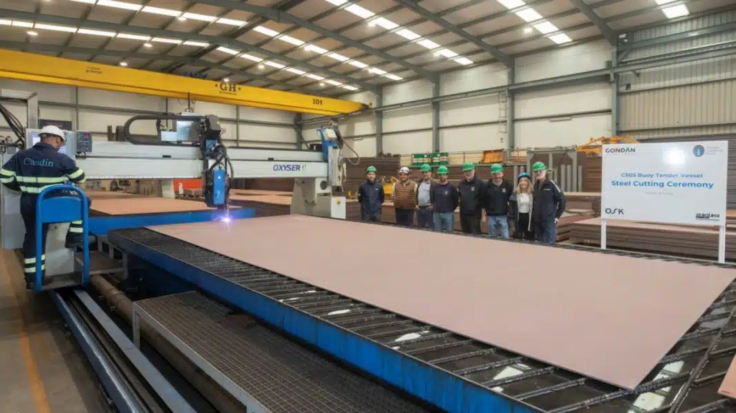 First Steel Cut For New Northern Lighthouse Board Vessel