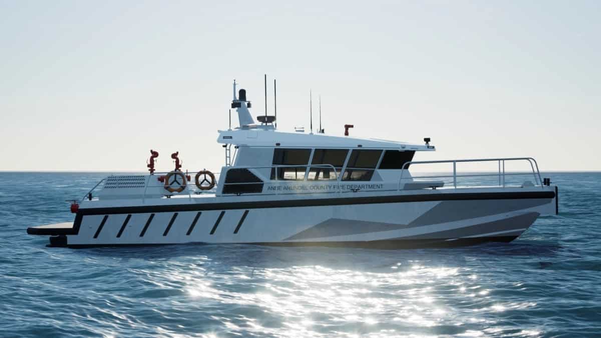 Metal Shark Building 50′ Fireboats for Anne Arundel County Fire