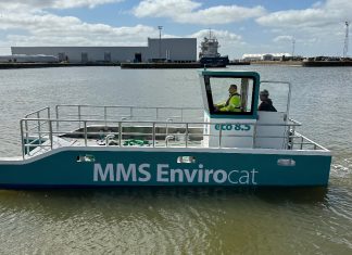 MMS Workboats unveils Envirocat All-Electric Eco 8.5