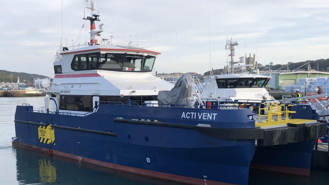 The Acti’Vent, a Crew Transfer Vessel (CTV) dedicated to the operation and maintenance of the Fécamp offshore wind farm, has been delivered to LD Tide, a joint venture between Louis Dreyfus Armateurs and Tidal Transit.   