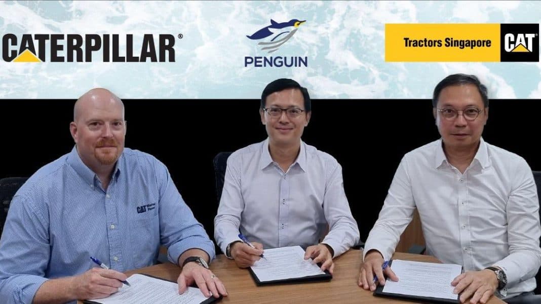 Caterpillar Marine, Penguin International and Tractors Singapore Limited Sign Memorandum of Understanding to Focus on Emissions Reduction and Energy Transition