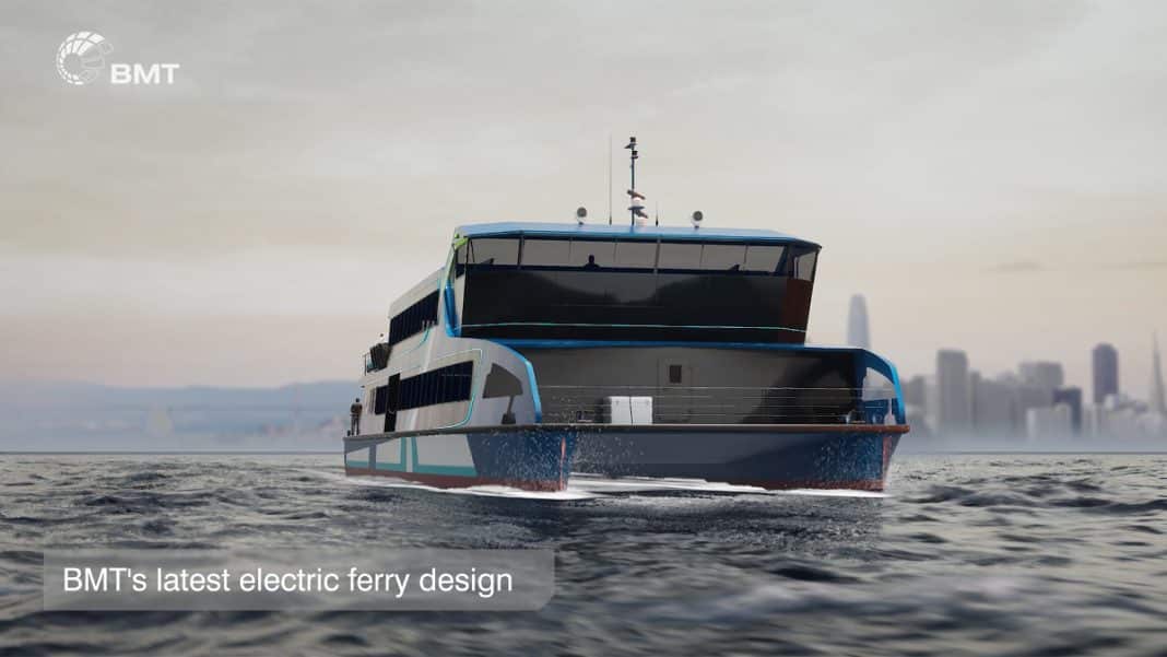 BMT Introduces Full Electric Ferry Design