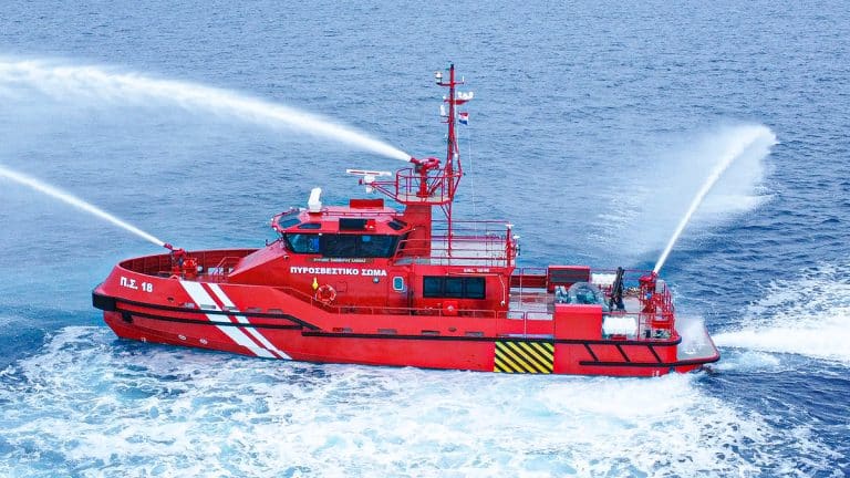 Camarc Celebrates Pair of Fire Boats for Hellenic Fire Service