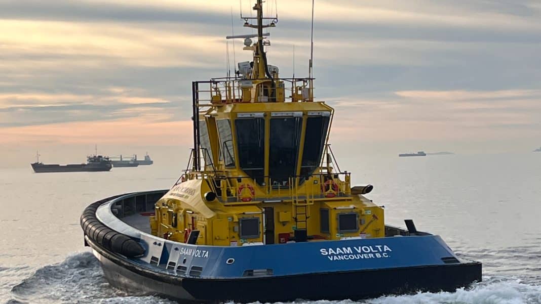 SAAM Towage receives from Sanmar its first two electric tugs for its Canadian fleet