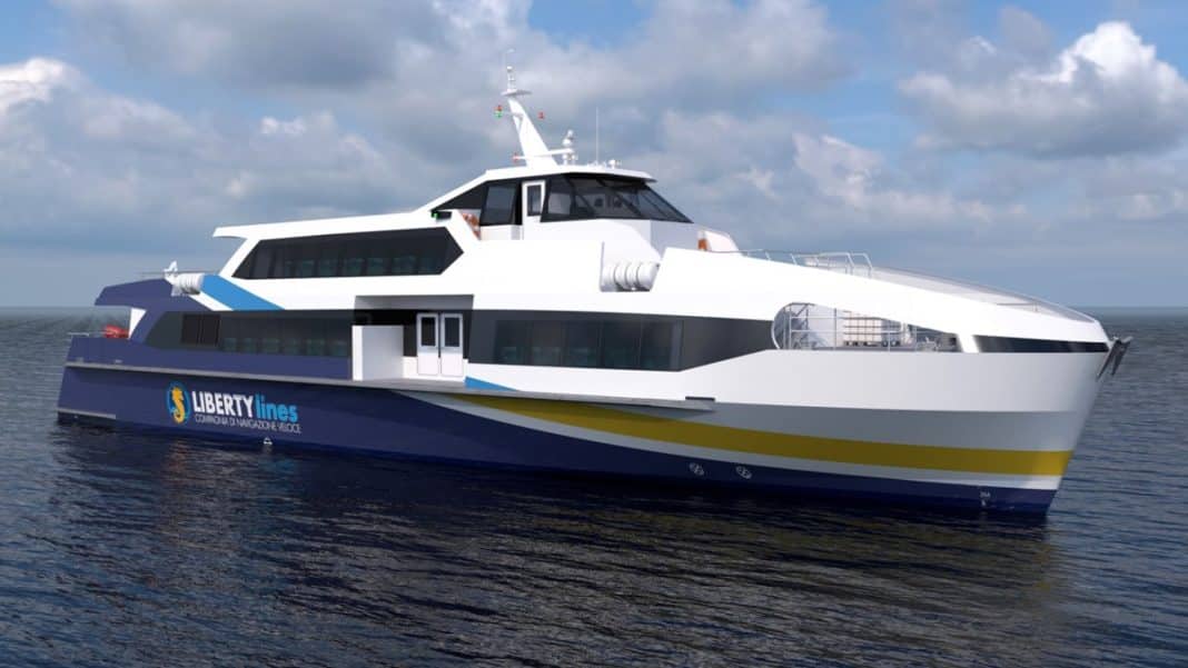 Italian ferry operator Liberty Lines has expanded its order of 38m hybrid monohull passenger ferries from Incat Crowther with three additional vessels added to the original order of nine.