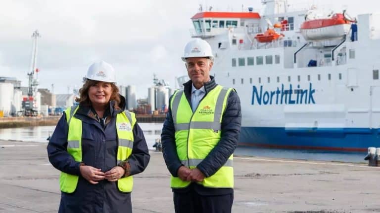 Port of Aberdeen sailing towards Net Zero with ferry shore power project