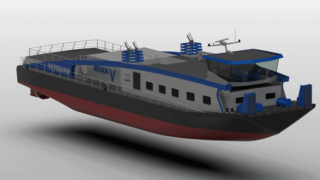 Kooiman Marine Group has recently received an order from VERBUND Hydro Power GmbH for a new vessel. The pusher tug will serve a dual purpose, facilitating the transport of split hopper barges and functioning as an icebreaker on the River Danube in Austria.
