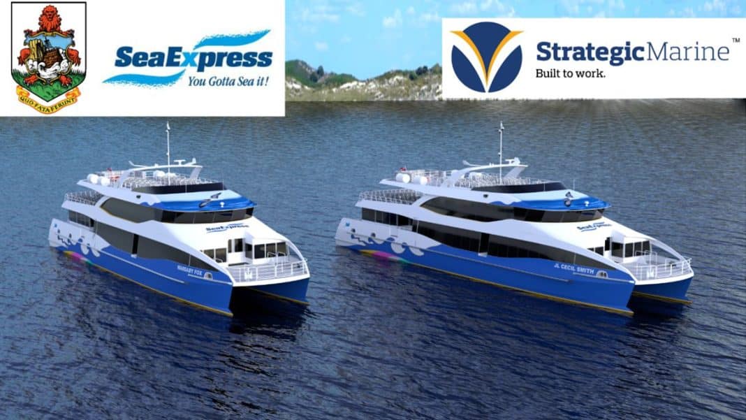 Government of Bermuda selects Strategic Marine as the builder for two 550 Passenger Catamaran Ferries