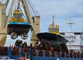 SAAM Towage´s first electric tugs arrive in Canada