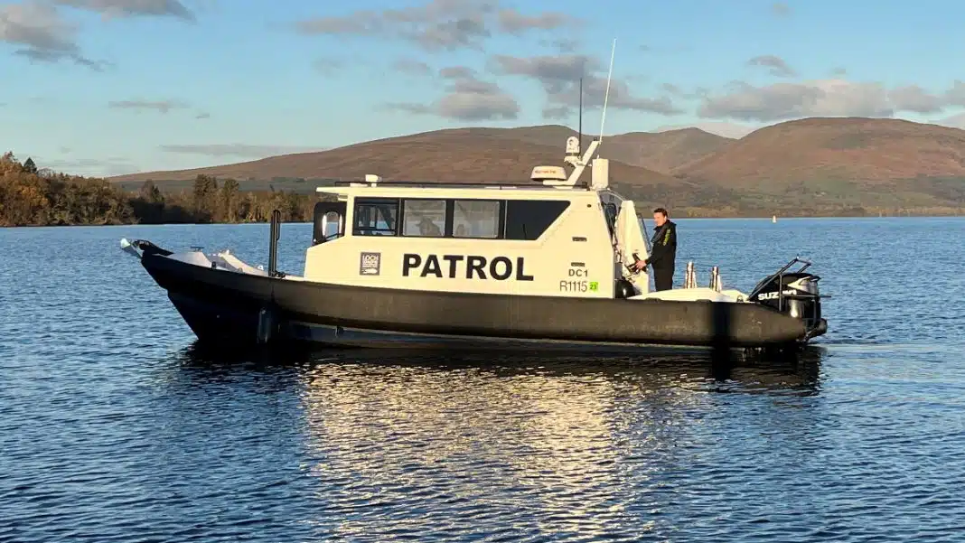 Ultimate Boats delivers recyclable patrol boat to Loch Lomond National Park