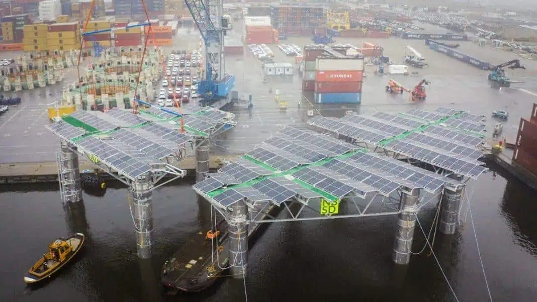 SolarDuck - Bureau Veritas certifies world’s first Floating Offshore Solar Prototype 'Merganser'