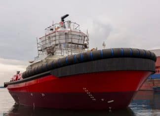 Sanmar is celebrating the launching of the first ground-breaking electric battery- powered ElectRA tug for its own fleet,