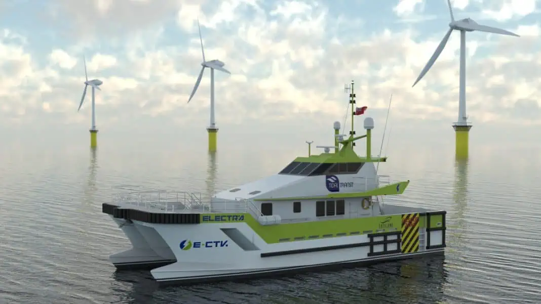 World-first electric CTV to be built in UK with Volvo Penta IPS