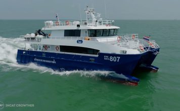 Research Vessel Delivered to Thailand's Department of Marine and Coastal Resources