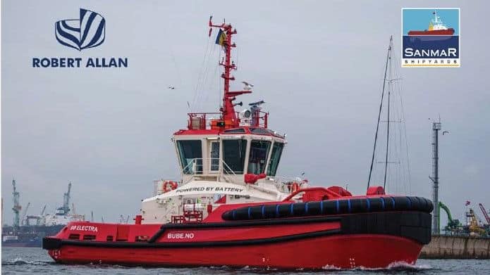 SANMAR delivers its 300th tugboat built to Robert Allan Ltd design
