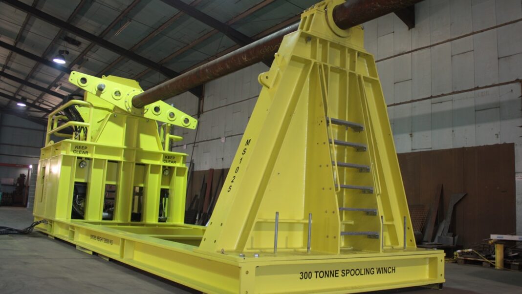 Bespoke integrated 300Te Spooling Winch package will deliver operational versatility and agile mobilisation capabilities for future Renewable projects