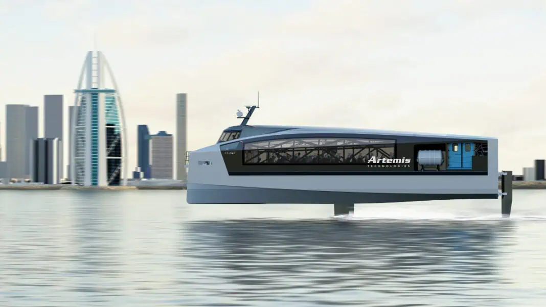 Artemis Technologies’ Electric Foiling Passenger Ferry Forges Ahead 2