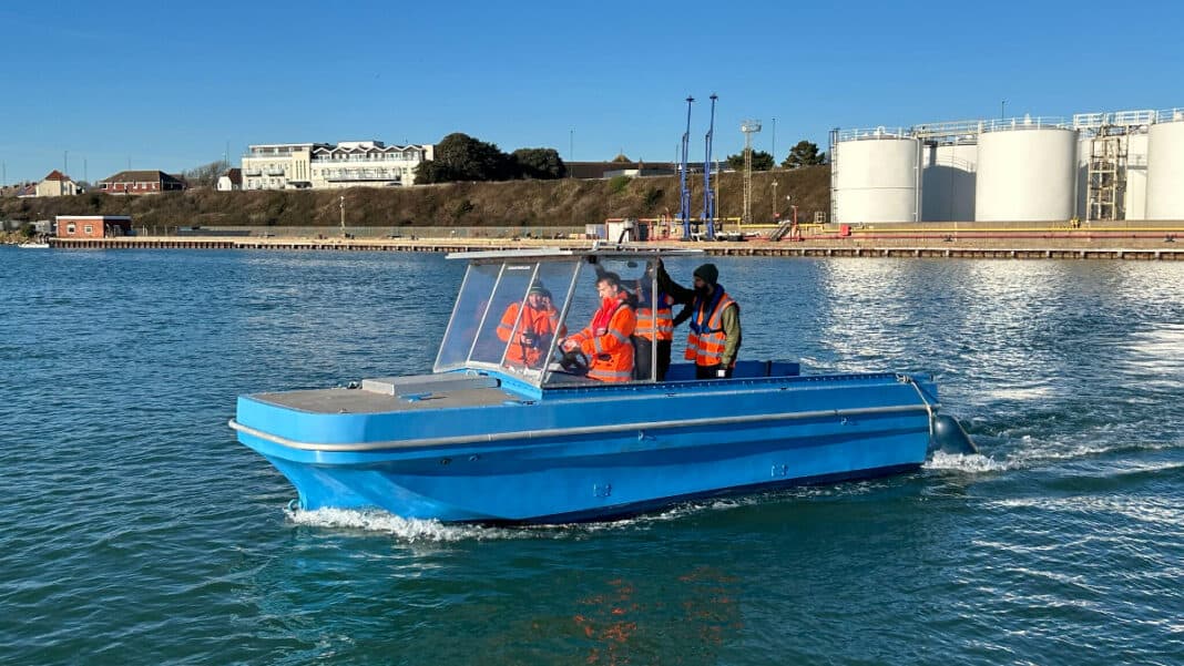 Ecomar Propulsion and Shoreham Port Collaborate on Electric Workboat Trial