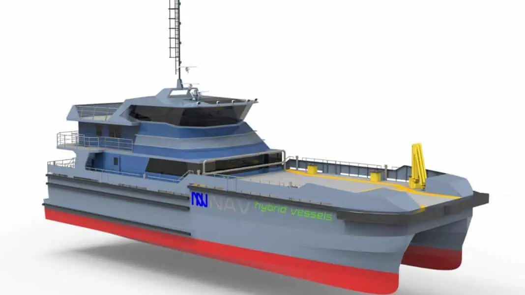 NAV Engineering (NAV) is pleased to announce its latest Crew Transfer Vessel (CTV) design,HybriNav35 adding to its portfolio of designs that will bring greater benefits for the offshore market.