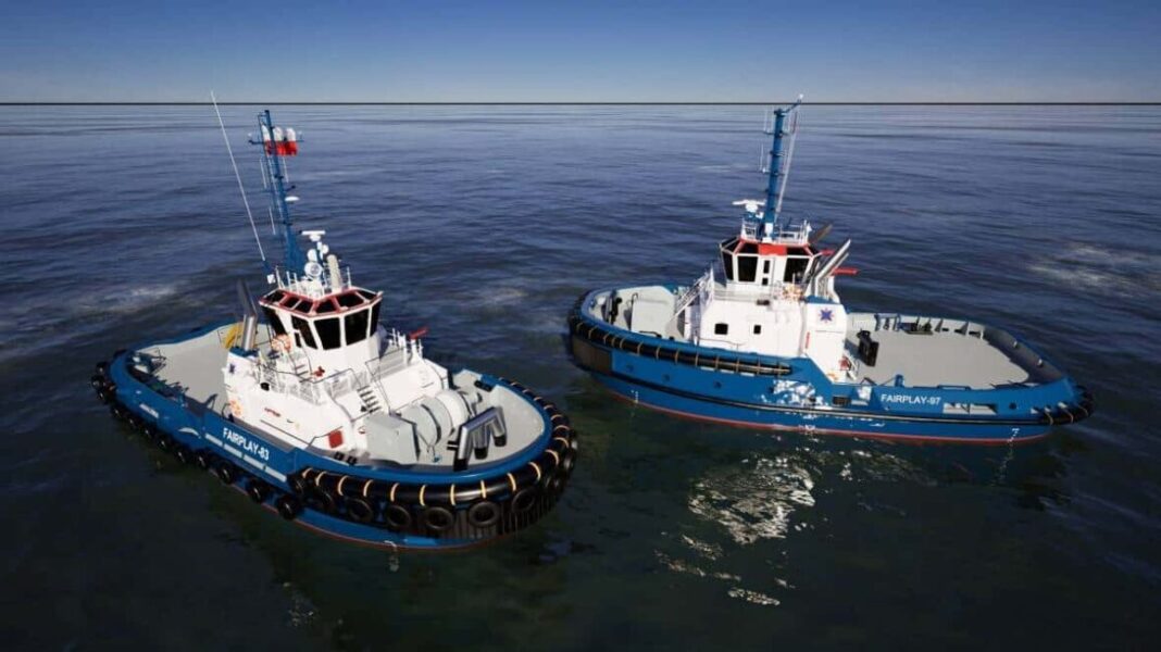 Fairplay Towage Group, one of Europe’s leading towage providers, has placed an order with Damen Shipyards for the delivery of two further tugboats