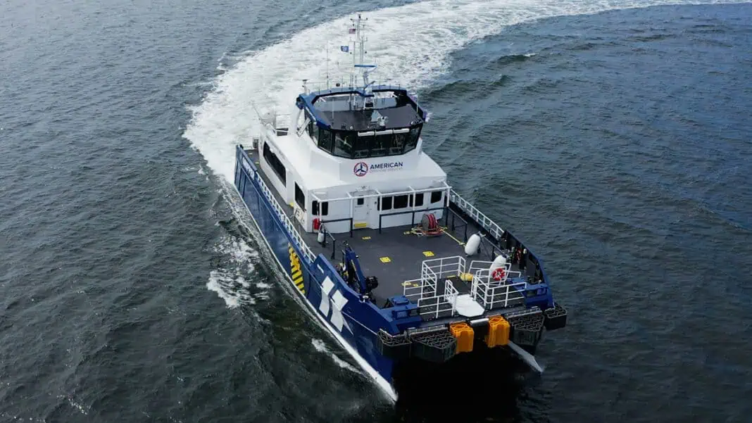 American Offshore Services Launches Second Crew Transfer Vessel
