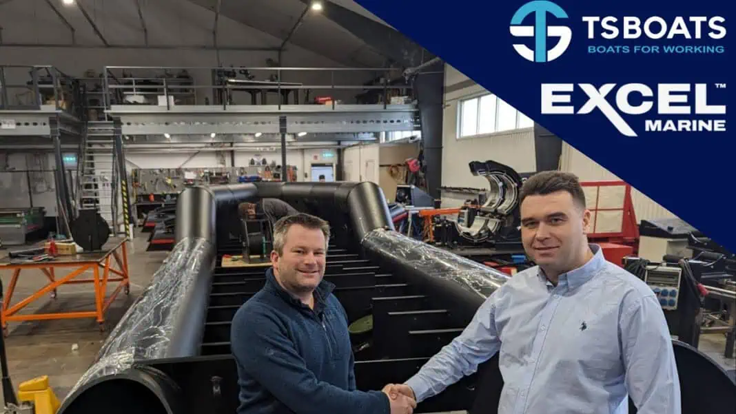 Josh Taylor, CEO of EXCEL Marine Limited (left), and Sergei Kurilenko, CEO of TS BOATS