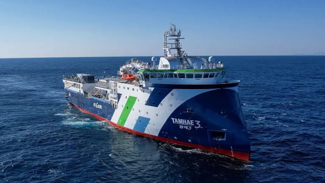 Tamhae III, South Korea's first multi-purpose geophysical research vessel, represents a major advancement in geophysical research.