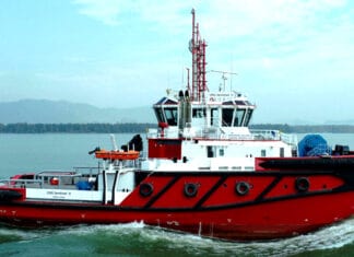 A pair of dual fuel (diesel and LNG) RAstar 4200-DF standby vessels have recently entered service with Hongkong Salvage & Towage (HKST). Built by Cheoy Lee Shipyards,