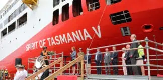 Rauma shipyard launches TT-Line's passenger-car ferry
