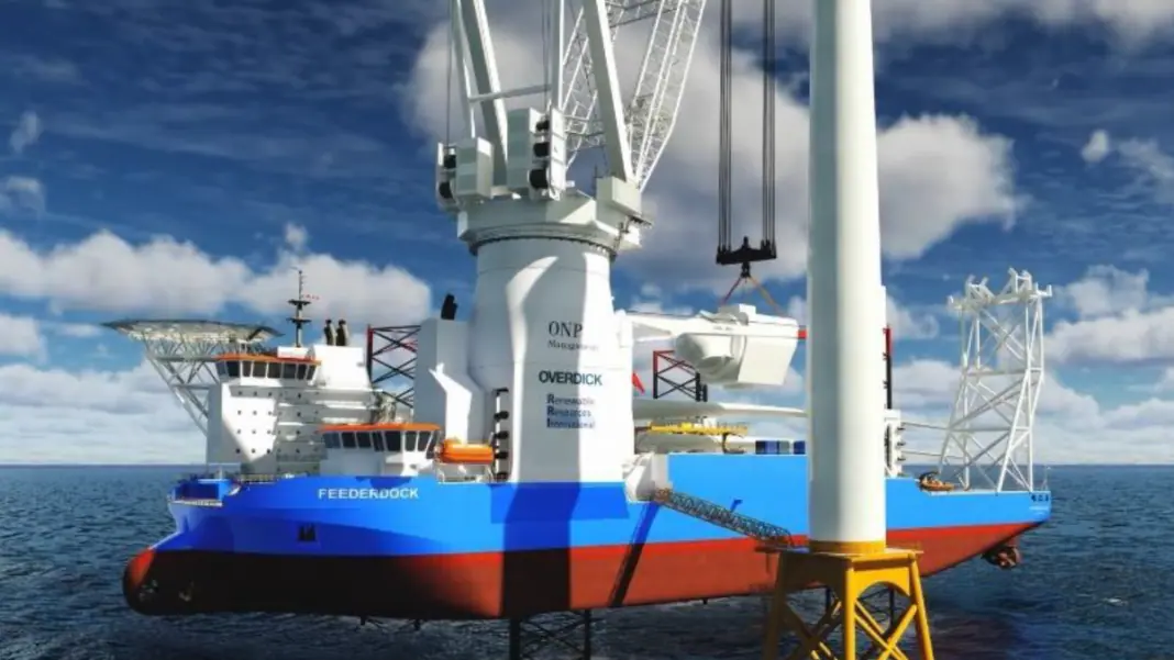 FEEDERDOCK, the Jones Act Compliant Offshore Wind Installation Solution, which was introduced to public in 2022 and which is poised to address the unique US requirements and the evolving shortage of next generation offshore wind installation assets, has reached a couple of milestones in the process of launching the vessel to market.