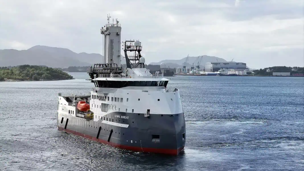 Ulstein deliver the Olympic Boreas CSOV