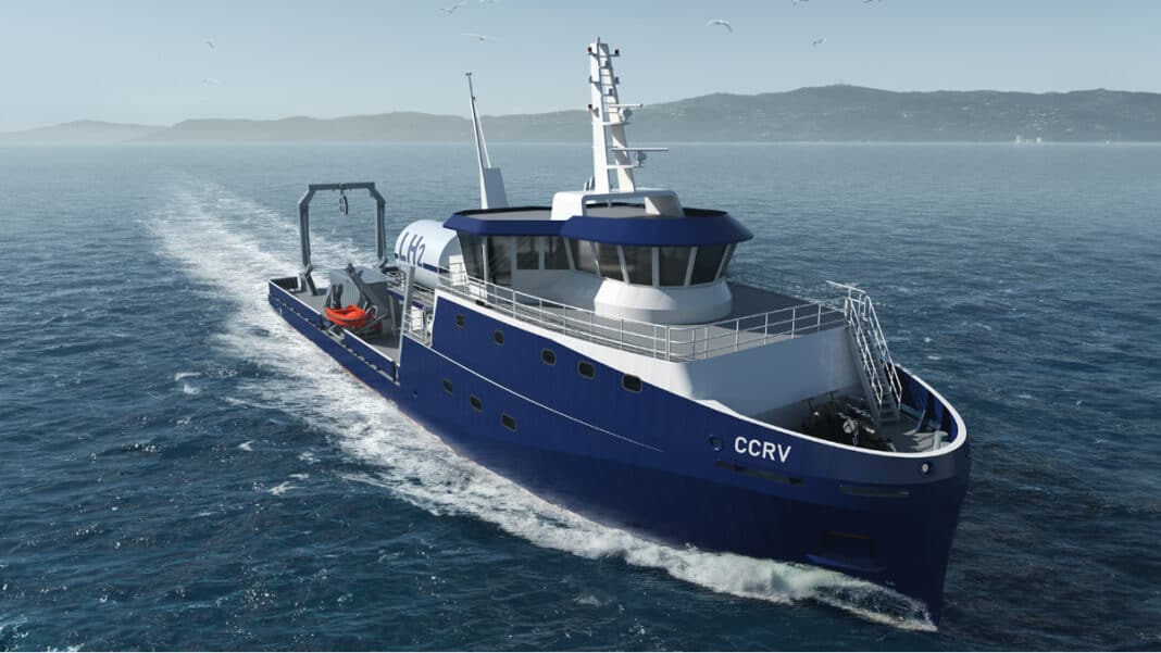 Glosten has been awarded an Approval in Principle (AIP) by the American Bureau of Shipping (ABS) for the design of UC San Diego’s new hydrogen-hybrid Coastal-Class Research Vessel (CCRV).