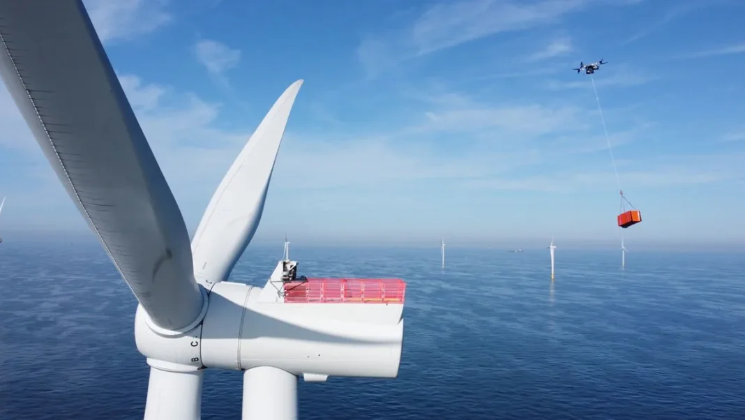 Ørsted launches world’s first heavy-lift cargo drone operations at Borssele 1&2 Offshore Wind Farm