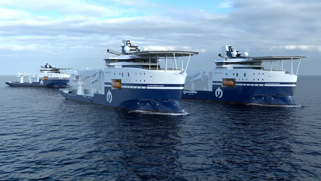 VARD announce that we have signed yet another very important contract for the design and construction of one state-of-the-art hybrid power Ocean Energy Construction Vessel (OECV) for the Norwegian shipping group Island Offshore. This is the second OECV Island Offshore is signing with VARD.